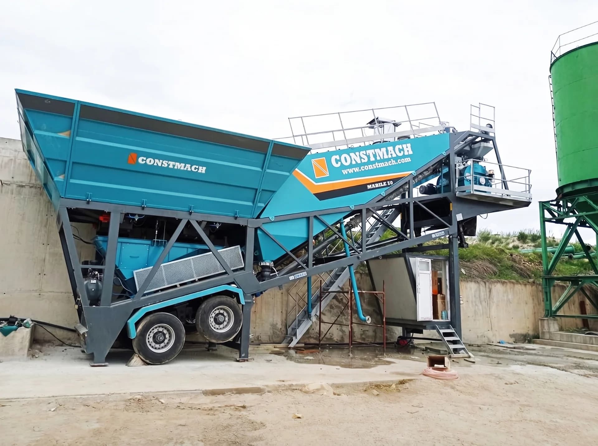 MOBILE 30 / CONCRETE BATCHING PLANT — Bulgaria kurulum referansı