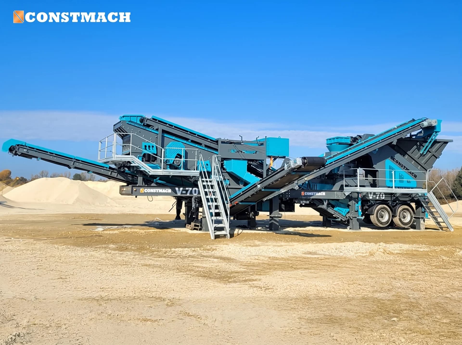 V-70 / MOBILE CRUSHING & SCREENING PLANT — Croatia kurulum referansı
