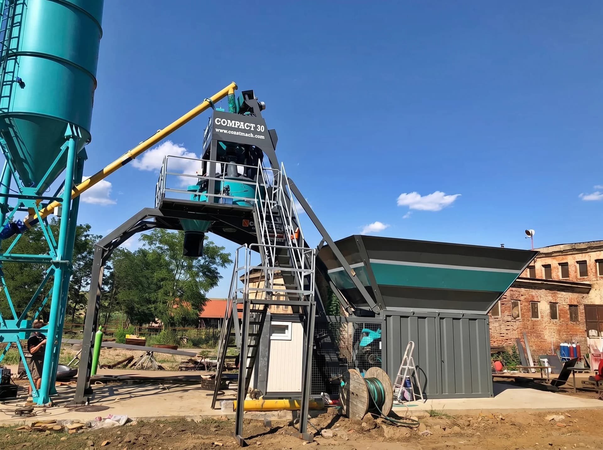 COMPACT 30 / CONCRETE BATCHING PLANT — Hungary kurulum referansı