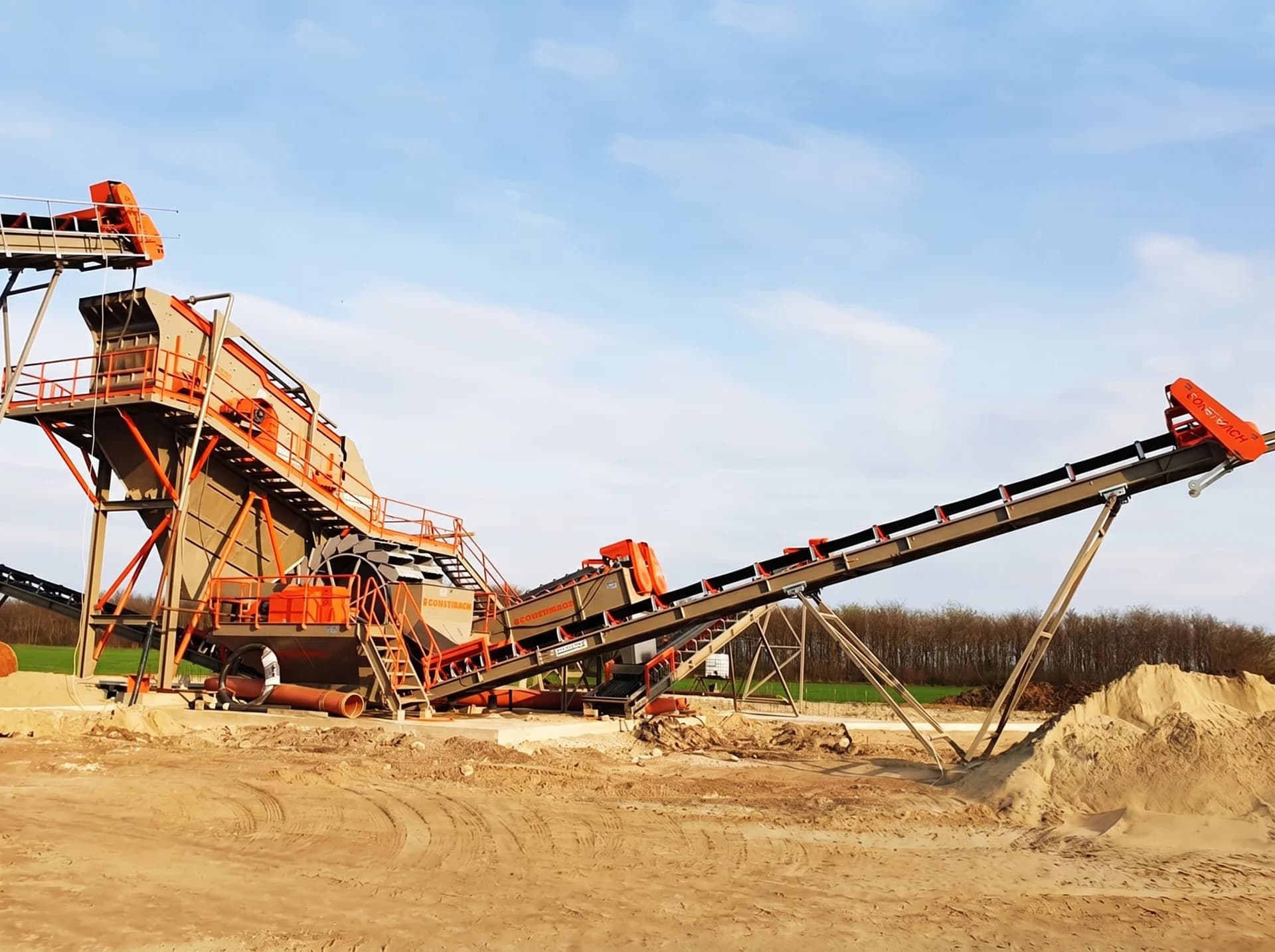 SCREENING AND WASHING PLANT — Hungary kurulum referansı