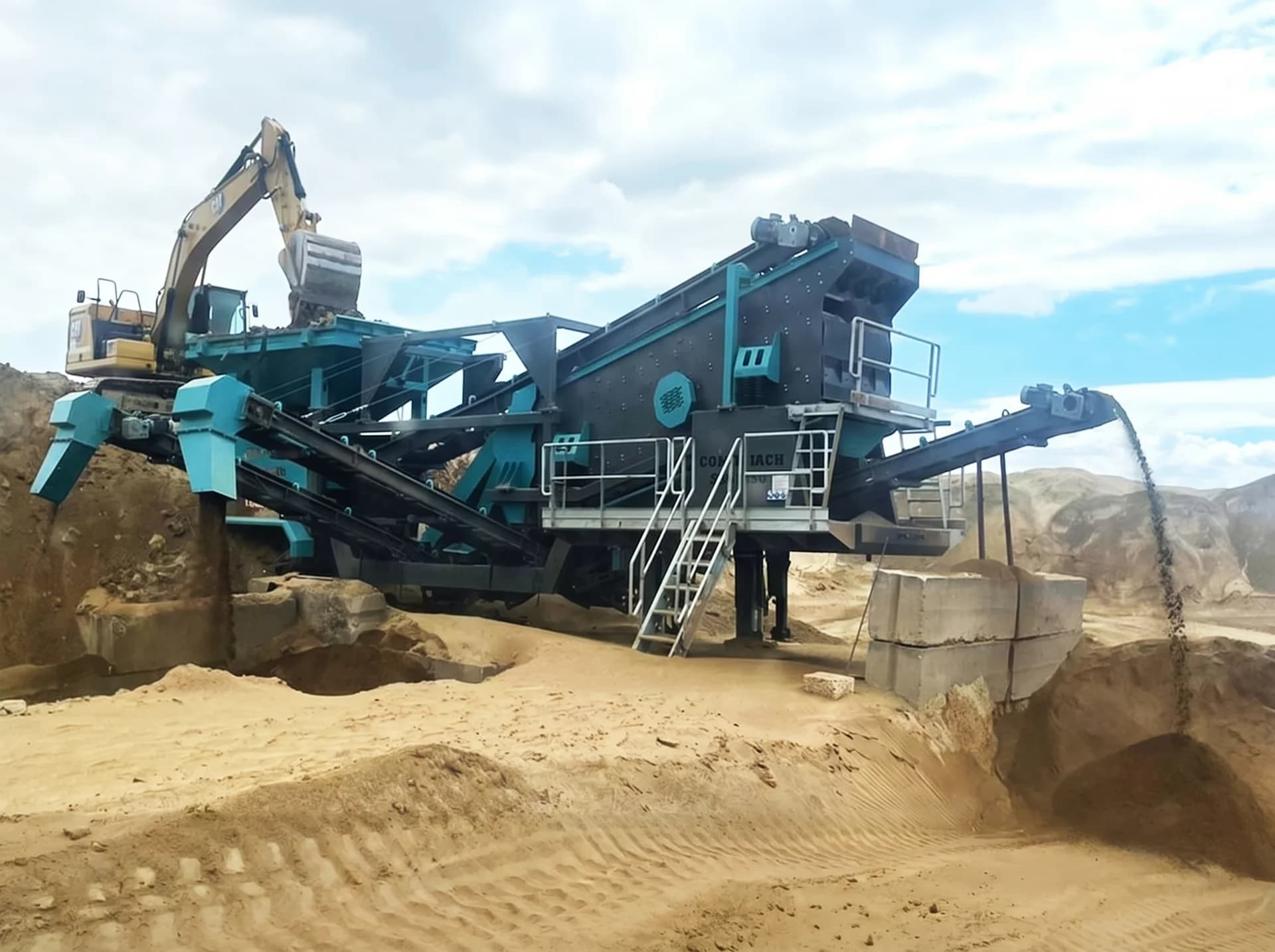 S - 1850 / MOBILE SCREENING PLANT — Kazakhstan kurulum referansı