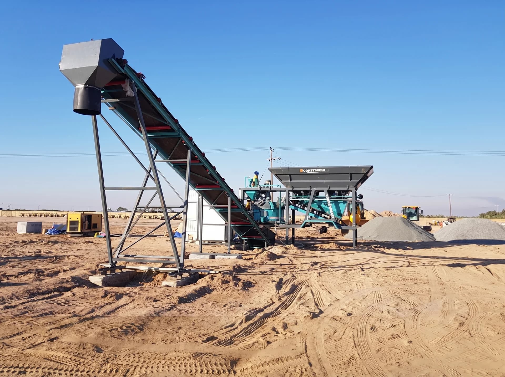 MOBICOM 30 / CONCRETE BATCHING PLANT — Kuwait kurulum referansı