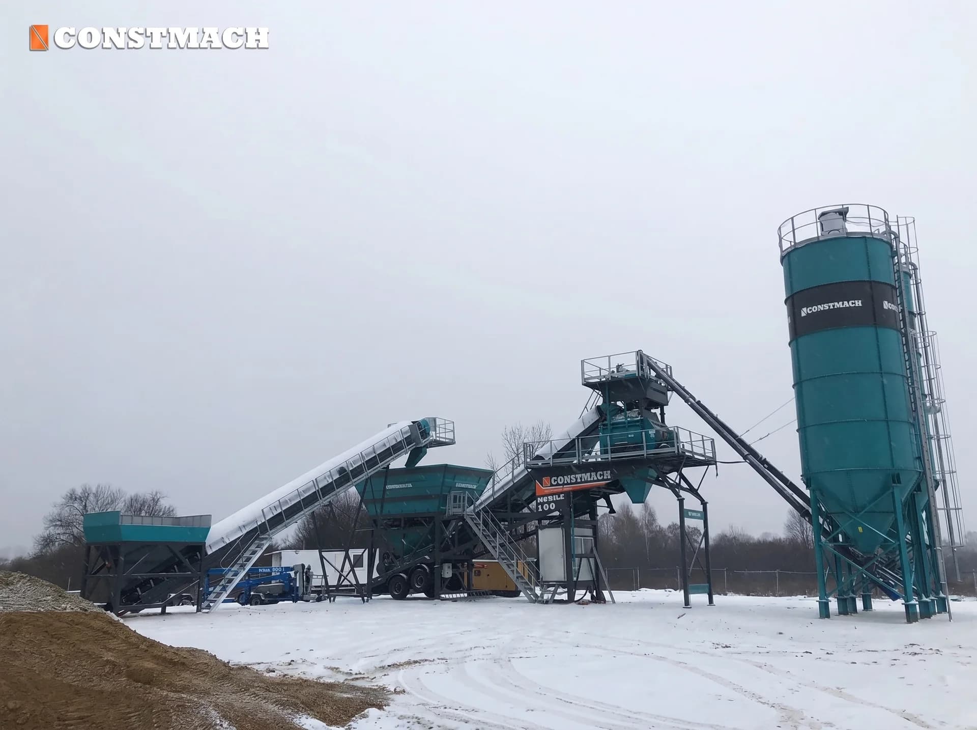 MOBILE 100 / CONCRETE BATCHING PLANT — Lithuania kurulum referansı