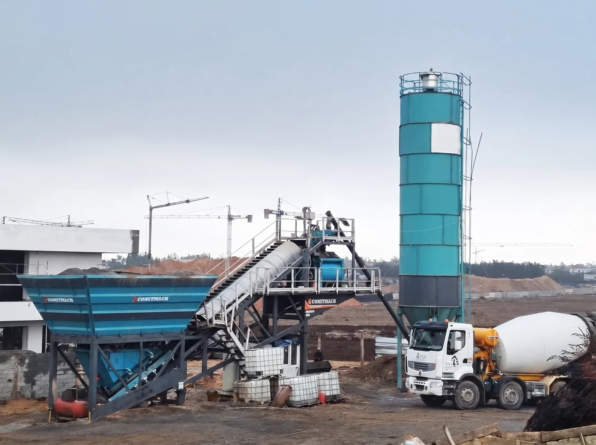 MOBILE 60 / CONCRETE BATCHING PLANT — Morocco kurulum referansı