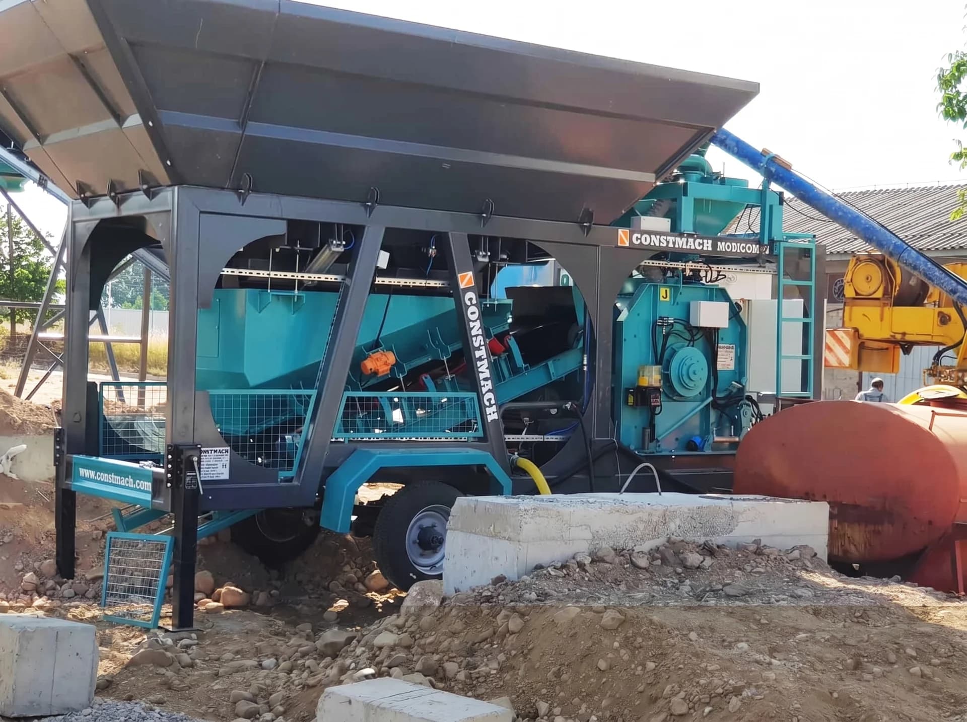 MOBICOM 30 / CONCRETE BATCHING PLANT — North Macedonia kurulum referansı