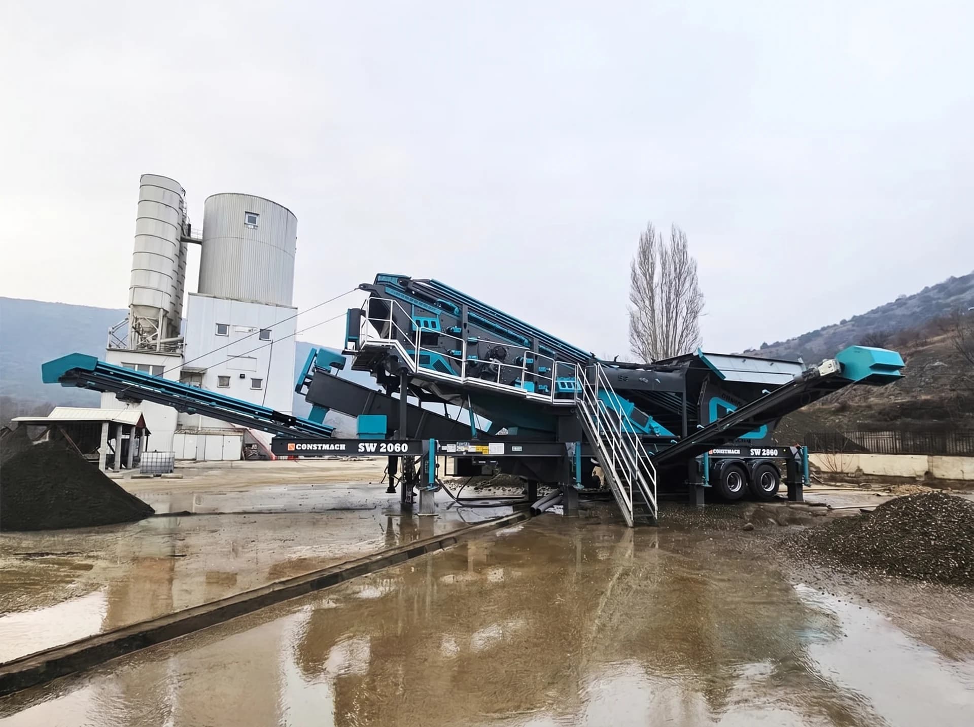 SW-2060 / MOBILE SCREENING & WASHING PLANT — North Macedonia kurulum referansı