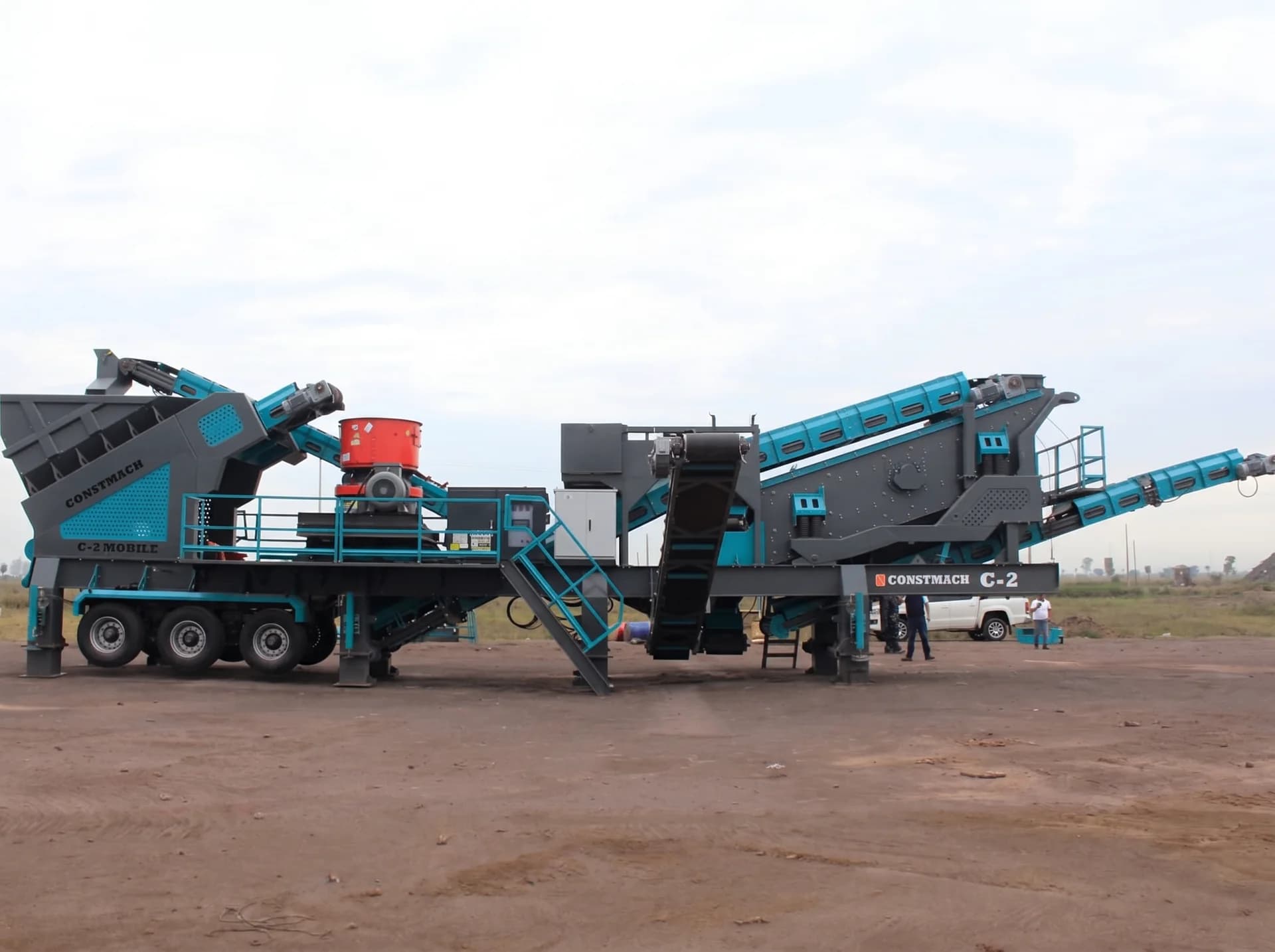 C-2 / MOBILE CRUSHING AND SCREENING PLANT — Paraguay kurulum referansı