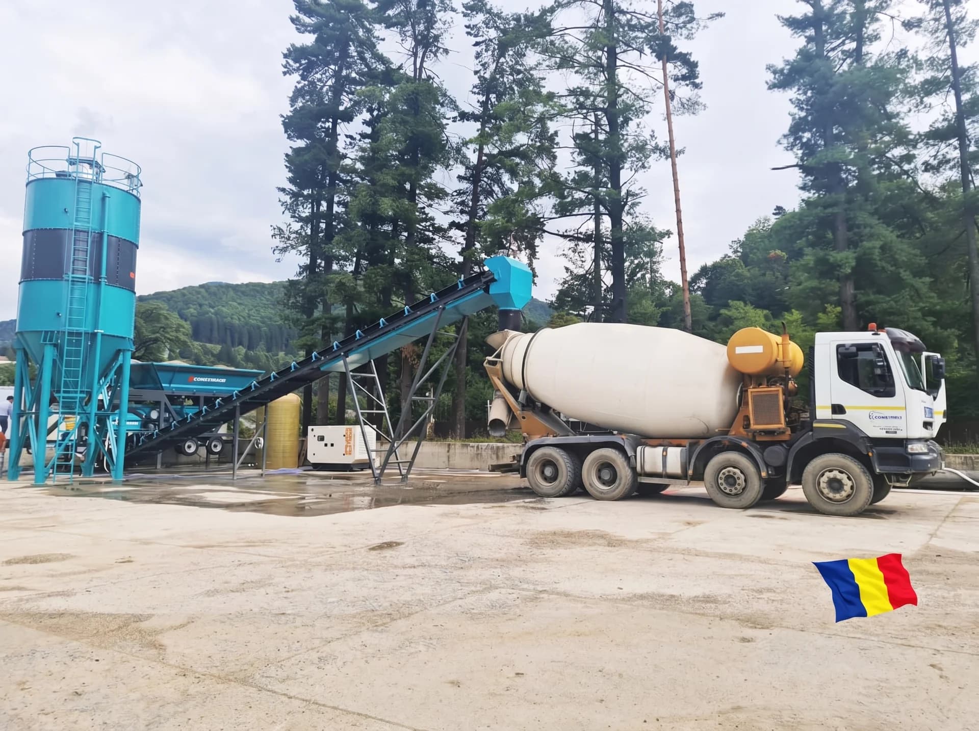 MOBICOM 30 / CONCRETE BATCHING PLANT — Romania kurulum referansı