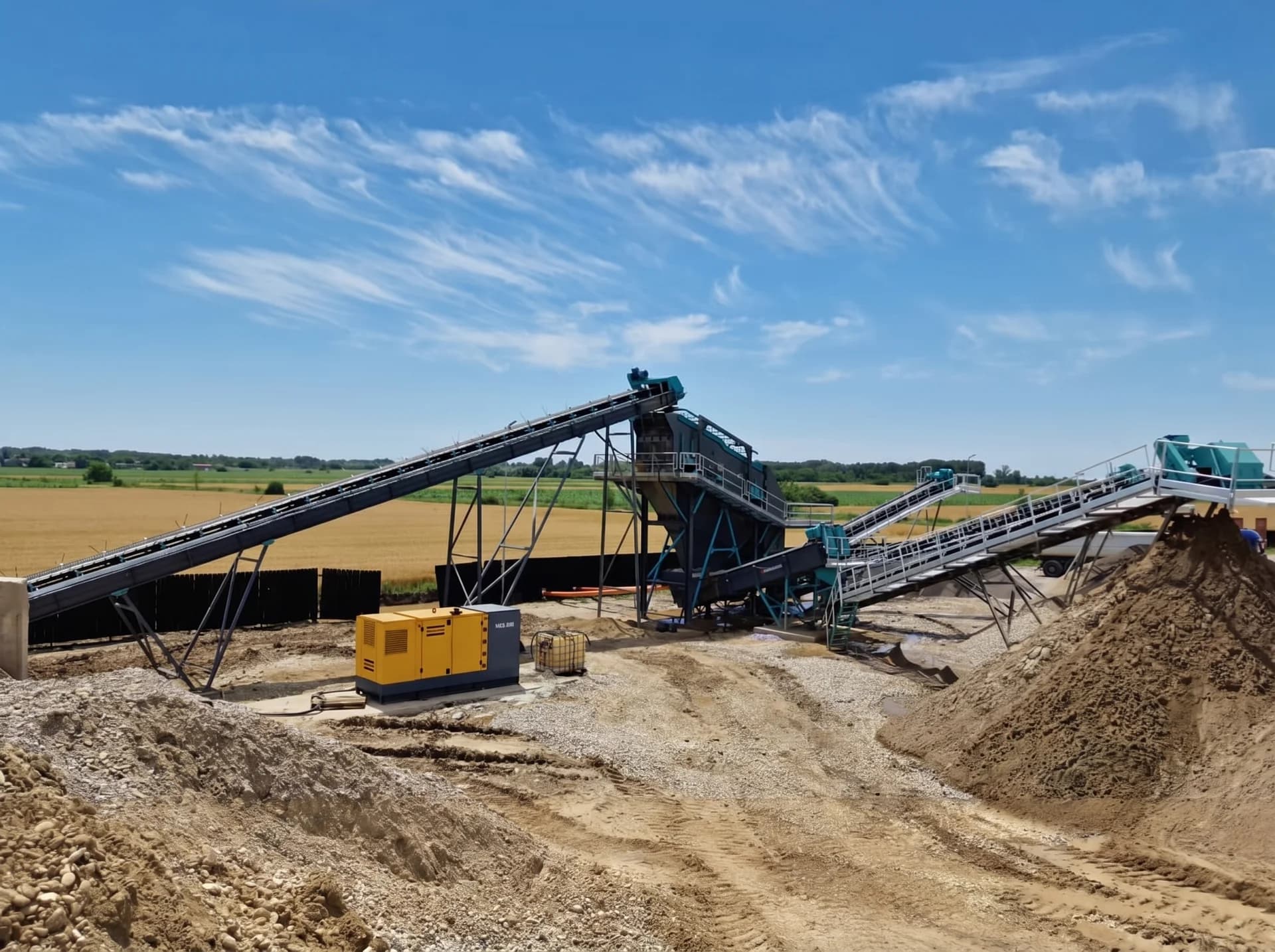 SCREENING AND WASHING PLANT — Romania kurulum referansı