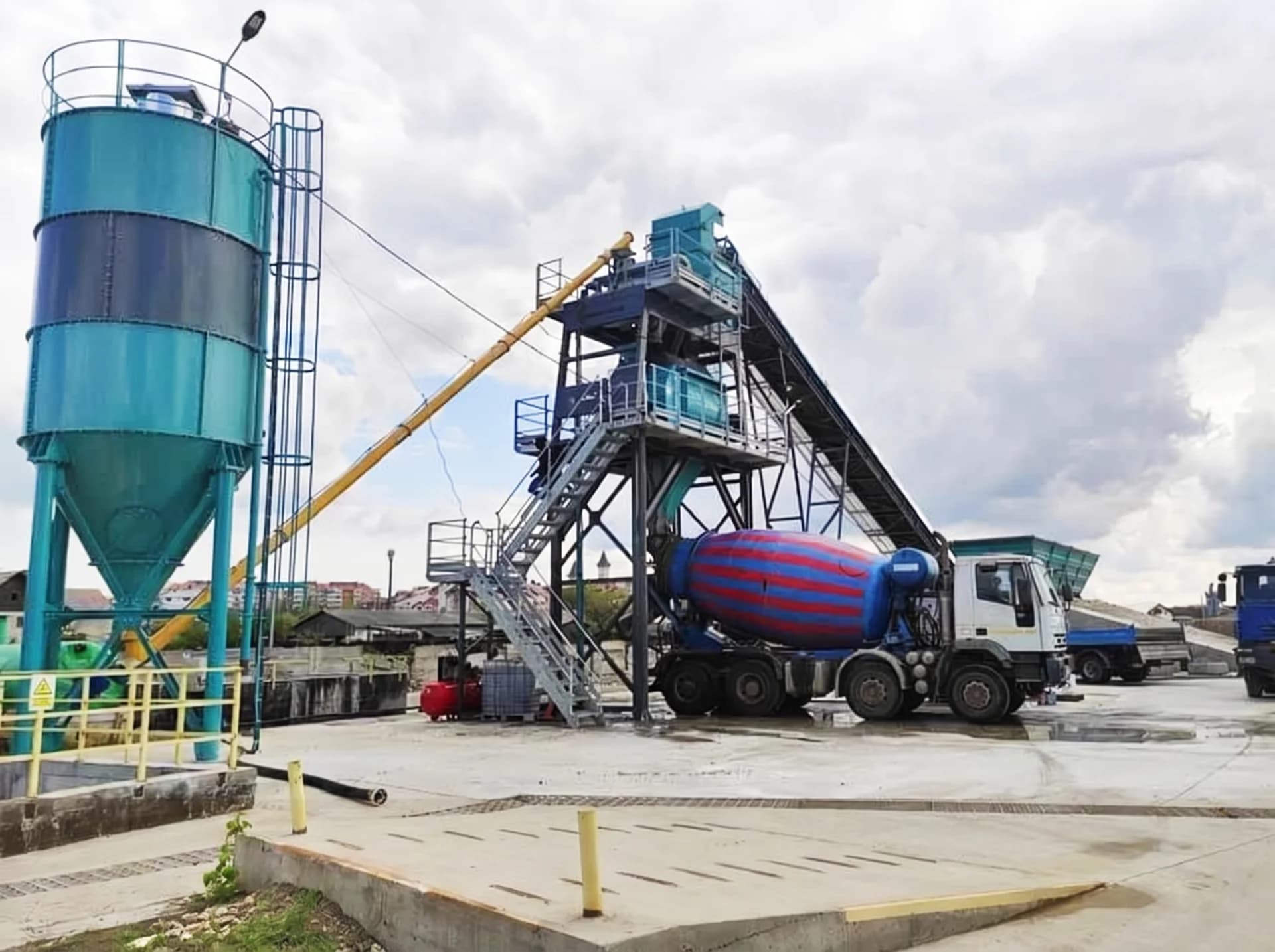 STATIONARY 100 / CONCRETE BATCHING PLANT — Romania kurulum referansı