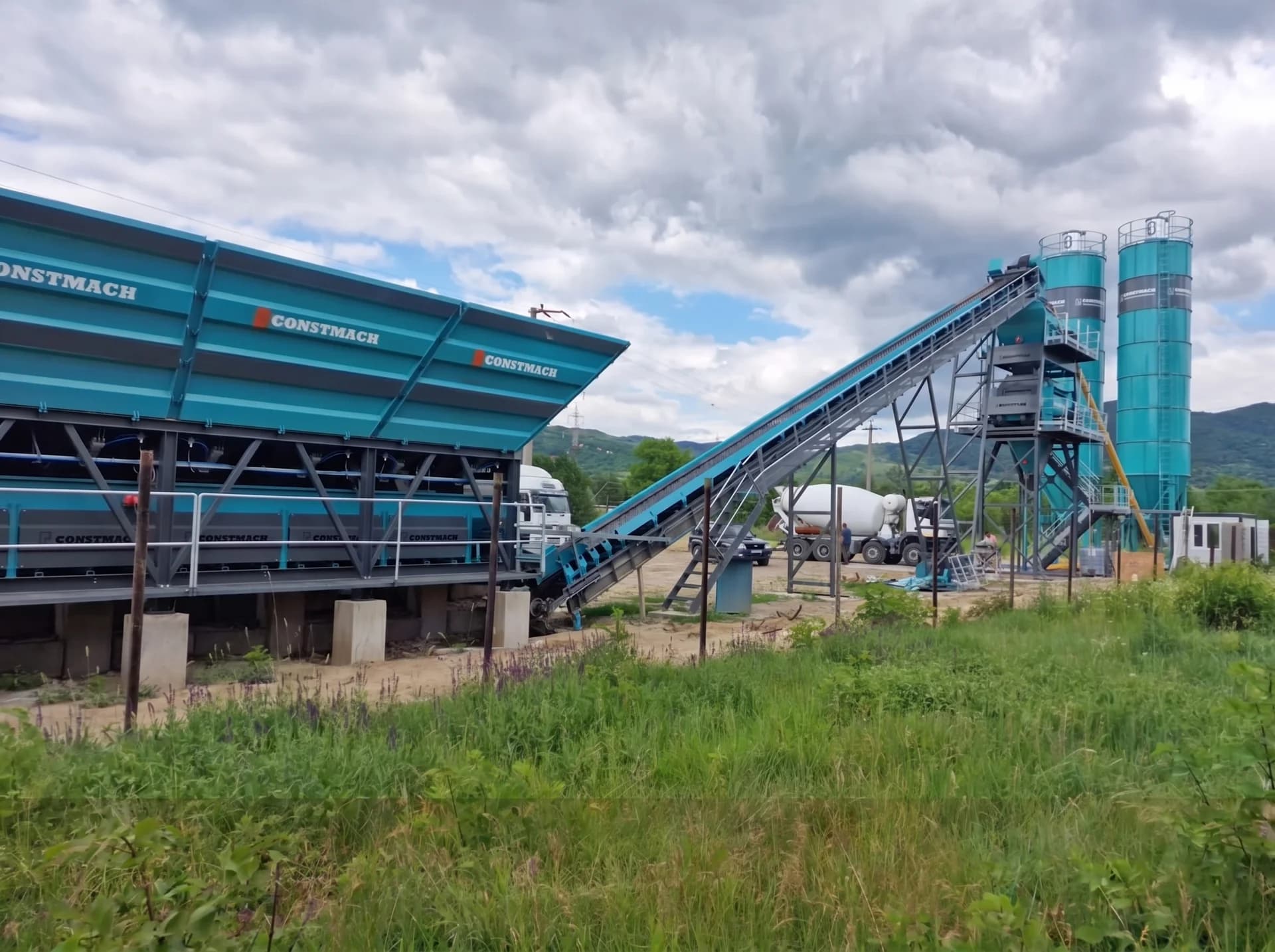 STATIONARY 100 / CONCRETE BATCHING PLANT — Romania kurulum referansı