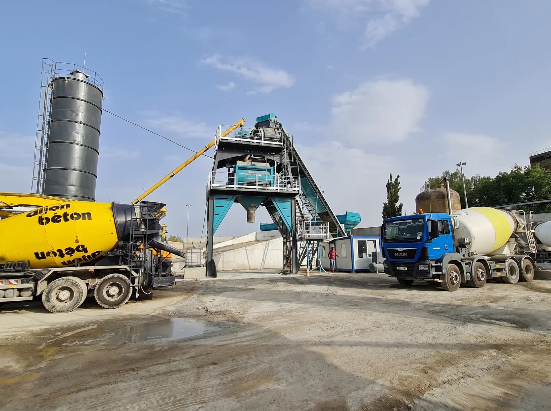 STATIONARY 120 / CONCRETE BATCHING PLANT — Romania kurulum referansı
