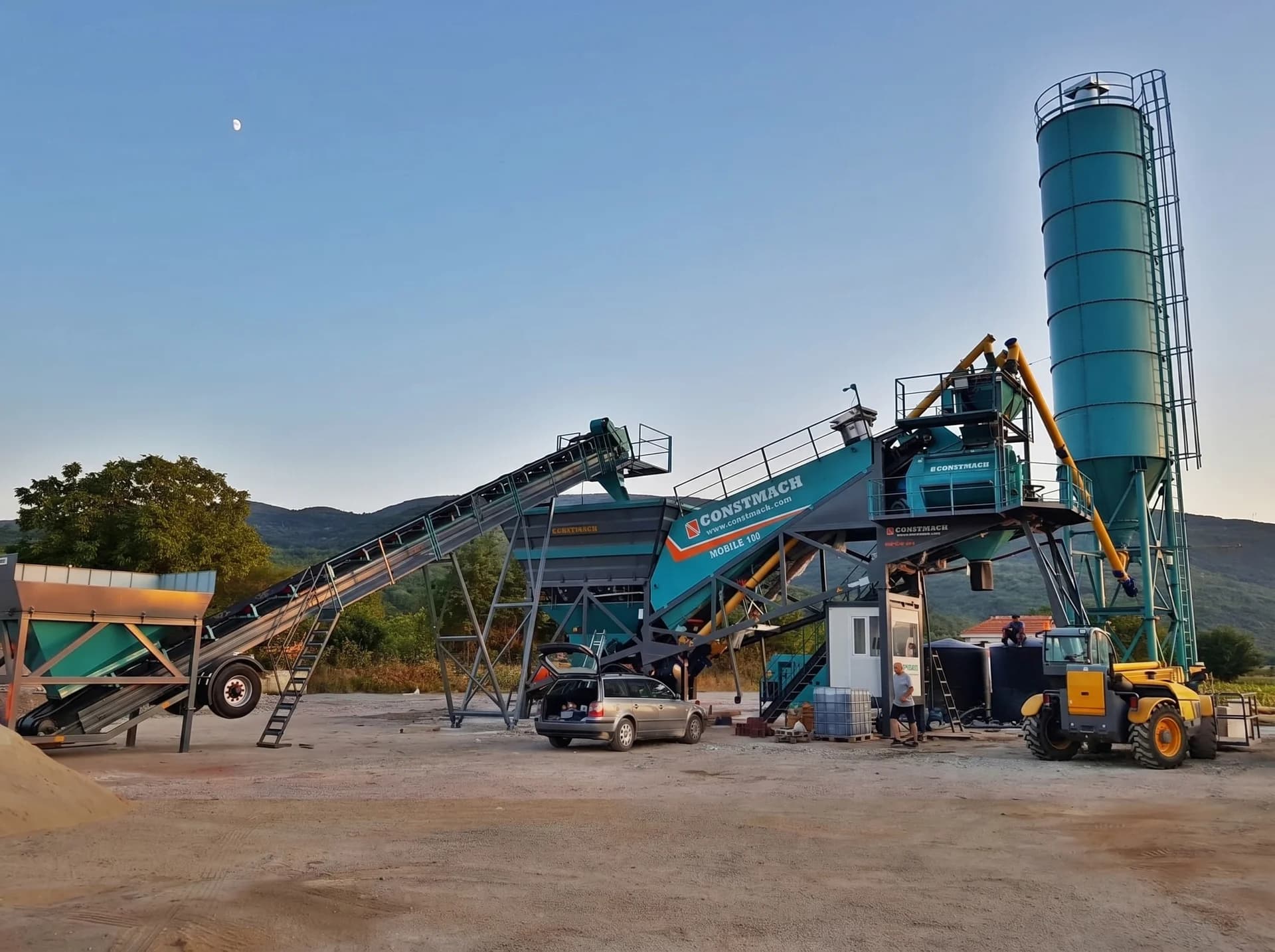 MOBILE 100 / CONCRETE BATCHING PLANT — Serbia kurulum referansı