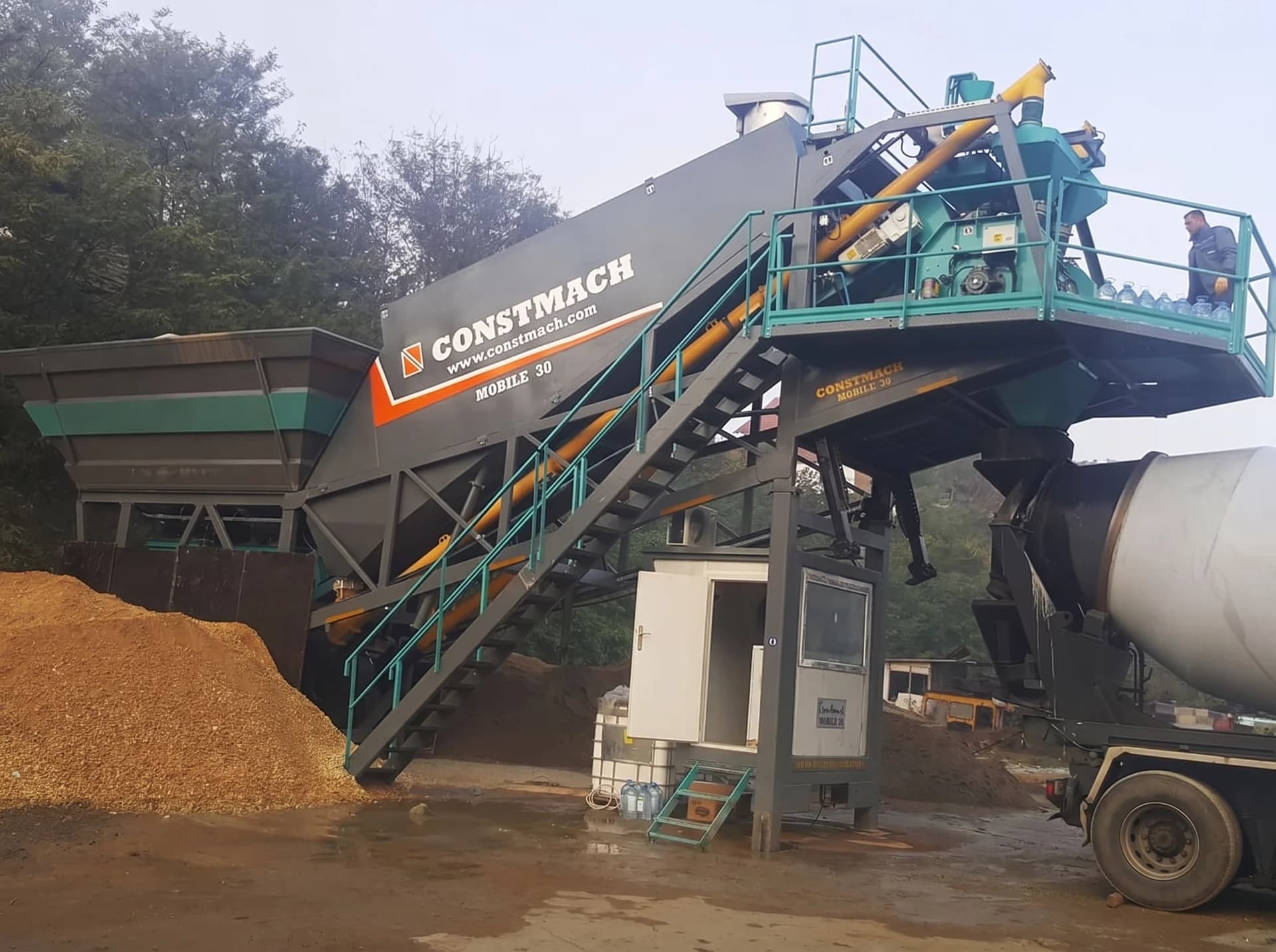 MOBILE 30 / CONCRETE BATCHING PLANT — Serbia kurulum referansı
