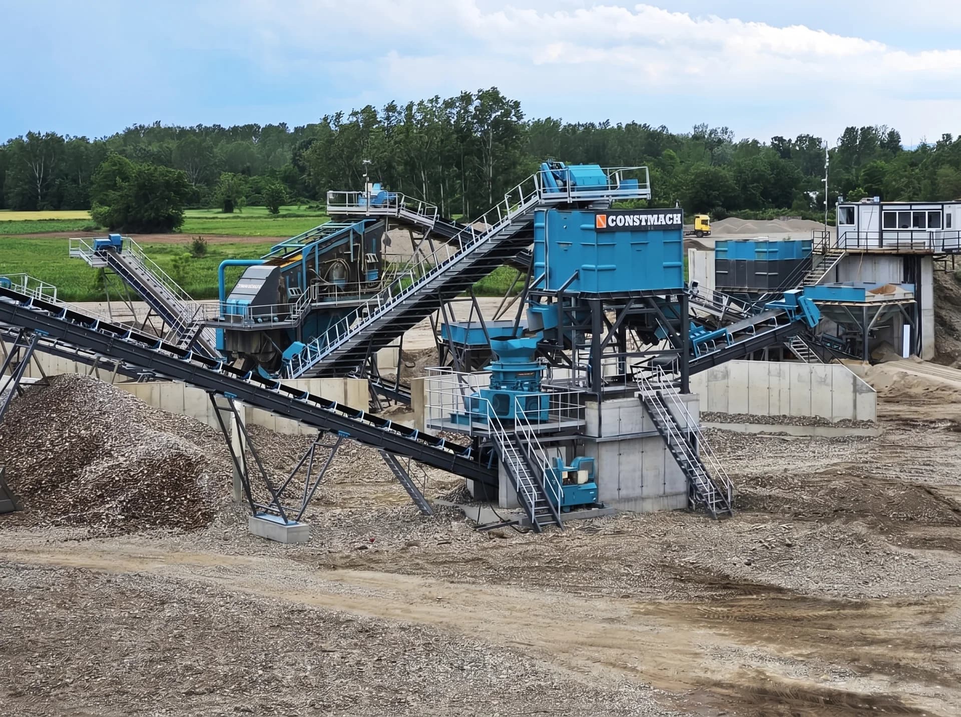 STATIONARY CRUSHING & SCREENING & WASHING PLANT — Serbia kurulum referansı