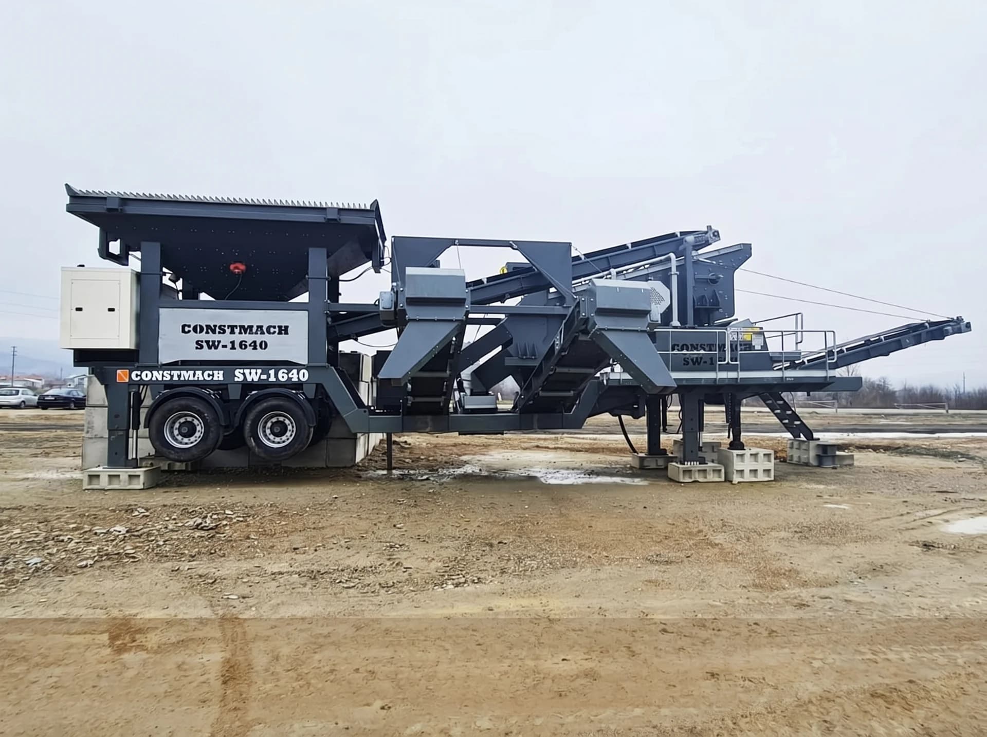 SW - 1640 / MOBILE SCREENING AND WASHING PLANT — Serbia kurulum referansı