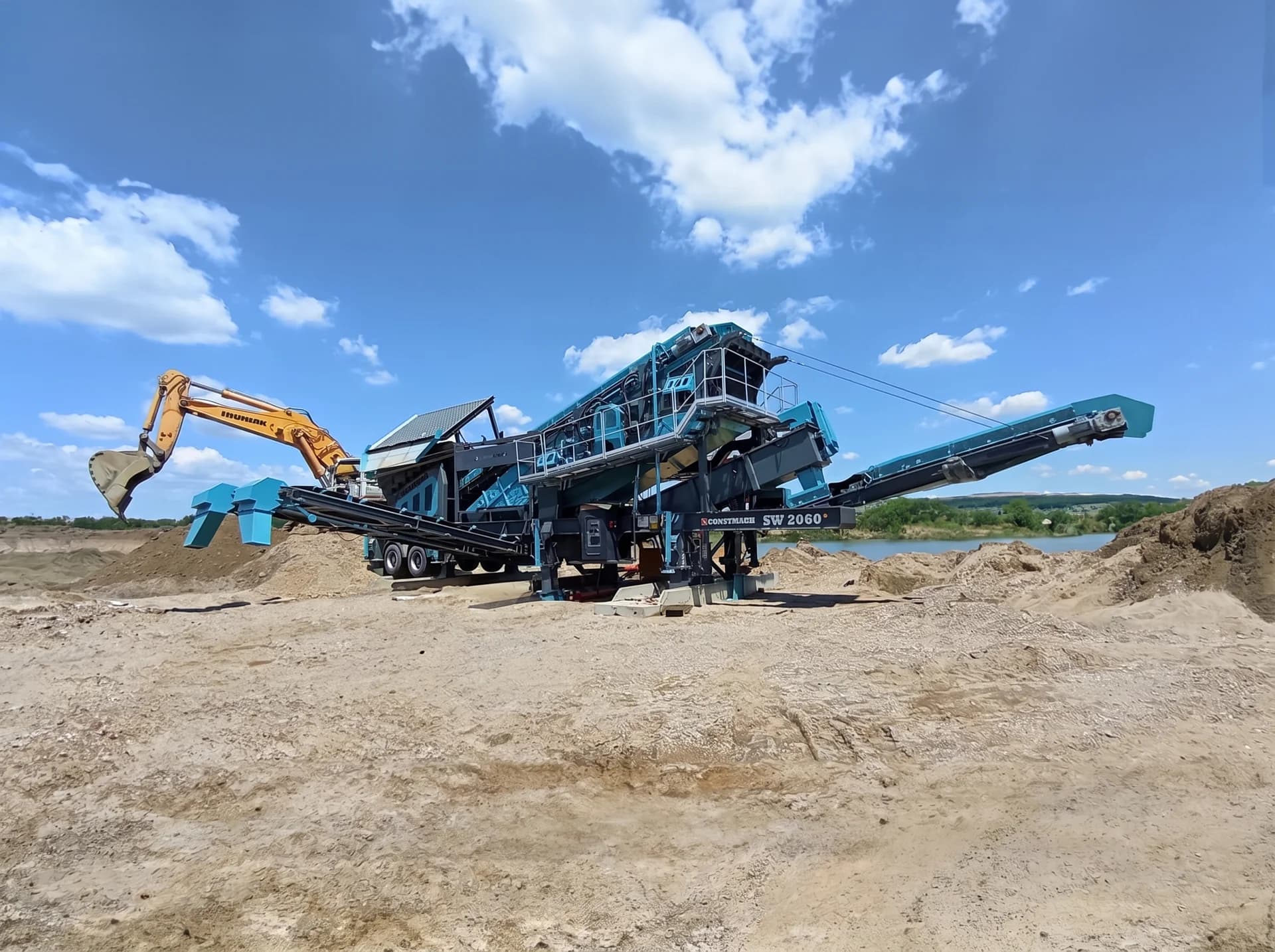 SW-2060 / MOBILE SCREENING & WASHING PLANT — Serbia kurulum referansı
