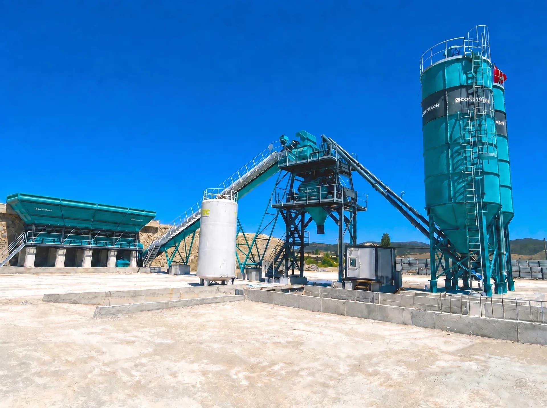STATIONARY 100 / CONCRETE BATCHING PLANT — Turkey kurulum referansı