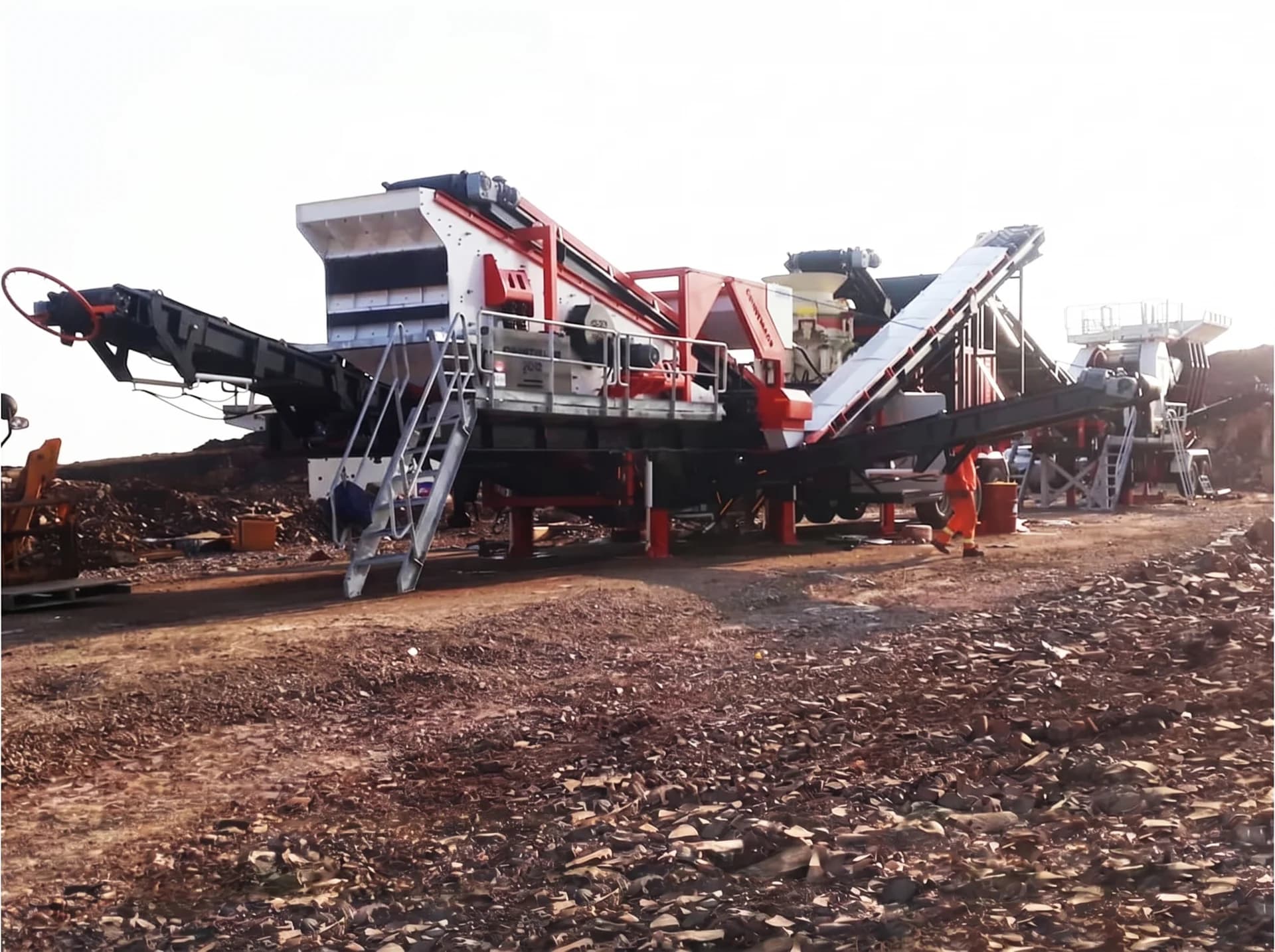 JC - 2 / MOBILE CRUSHING AND SCREENING PLANT — Uruguay kurulum referansı
