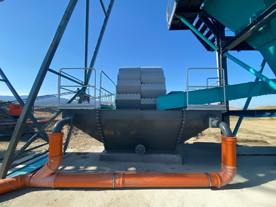 CBW-1000 Tekerlekli Kova Kum Yıkama Makinesi 110-120 m3/h - 2