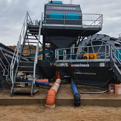 CBW-1000 Tekerlekli Kova Kum Yıkama Makinesi 110-120 m3/h - Image 3