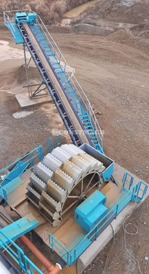 CBW-1000 Tekerlekli Kova Kum Yıkama Makinesi 110-120 m3/h - 4