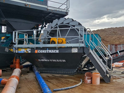 CBW-1000 Tekerlekli Kova Kum Yıkama Makinesi 110-120 m3/h - 6