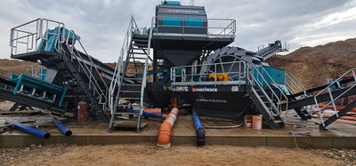 CBW-800 Tekerlekli Kova Kum Yıkama Makinesi 80–90 m3/h - 4