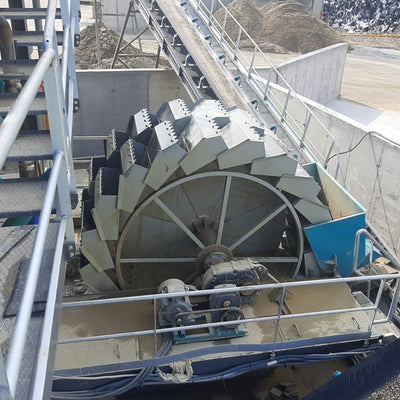 CBW-800 Tekerlekli Kova Kum Yıkama Makinesi 80–90 m3/h - Image 1