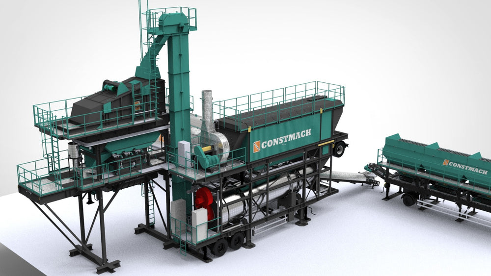 CMAP-120 Mobile Asphalt Plant 120 T/H