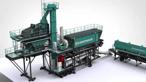 CMAP-120 Mobile Asphalt Plant 120 T/H