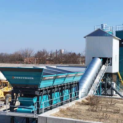 Compact 60 con Nastro Trasportatore | Impianto di Betonaggio Compatto - Image 1