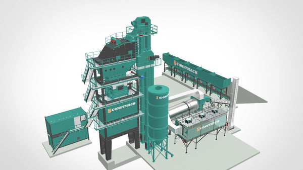 CSAP-120 Stationary Asphalt Plant 120 T/H