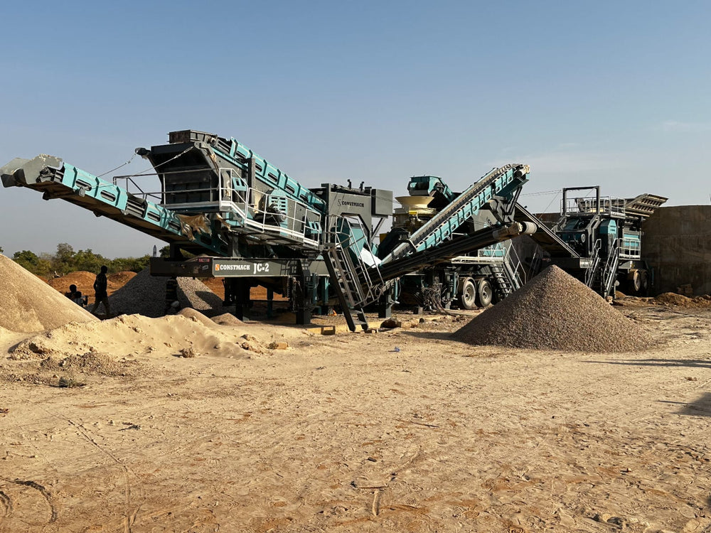 JC-1 Mobile Jaw Crusher Plant 60-80 TPH