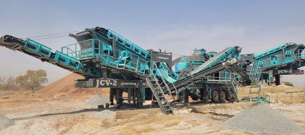 JCV-1 Mobile Jaw, Cone and Vertical Shaft Impact Crusher Plant