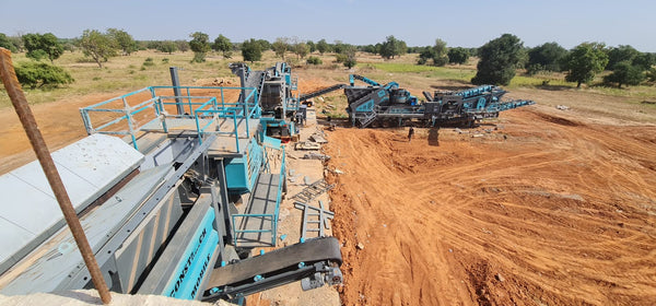 JCV-1 Mobile Jaw, Cone and Vertical Shaft Impact Crusher Plant