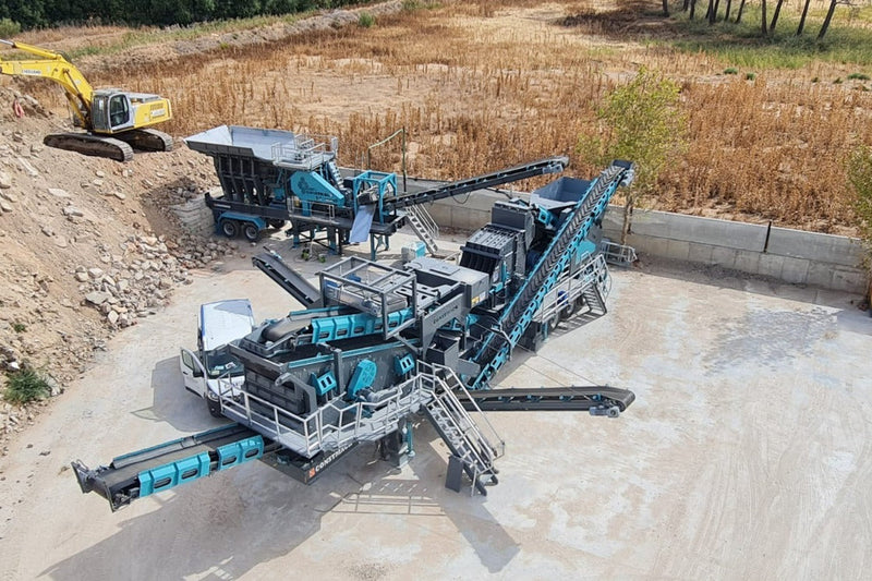 JS-1 Mobil Çeneli ve İkincil Darbeli Kırma Tesisi 60-80 TPH