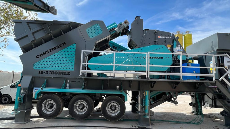 JS-1 Mobil Çeneli ve İkincil Darbeli Kırma Tesisi 60-80 TPH