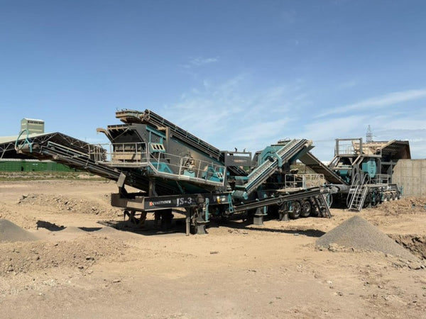 JS-3 Mobile Jaw and Secondary Impact Crushing Plant 1250-300 TPH