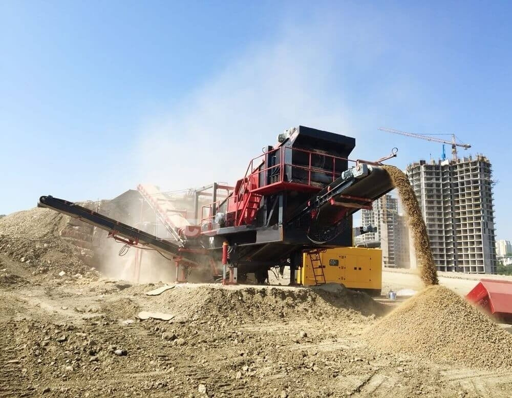 PI-1 Mobile Limestone Crusher Plant 150-200 TPH