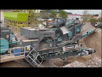 JS-2 Mobile Jaw and Secondary Impact Crushing Plant 120-150 TPH