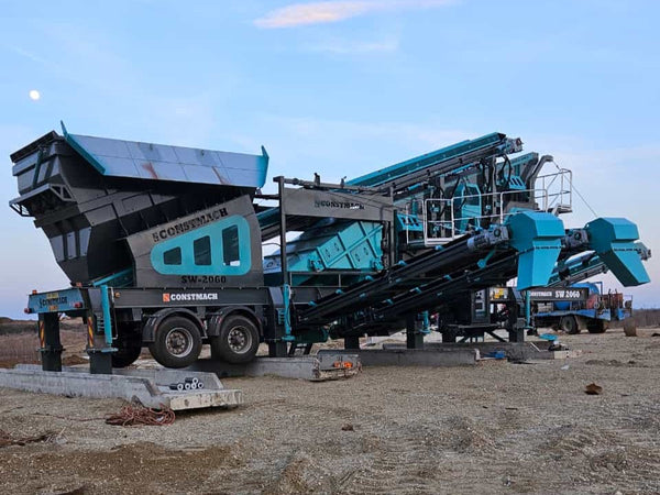 SW-1850 Mobile Sand Screening and Washing Plant 150 T/H
