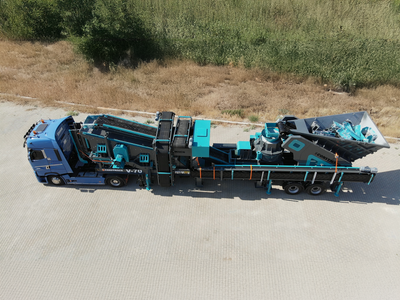 V-70 Mobil Dikey Şaftlı Darbeli Kırma Tesisi 60-80 TPH - 7