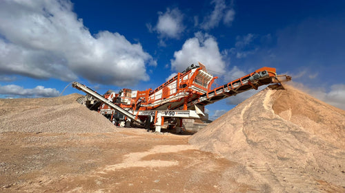 V-90 Mobil Dikey Şaftlı Darbeli Kırma Tesisi 200-250 TPH