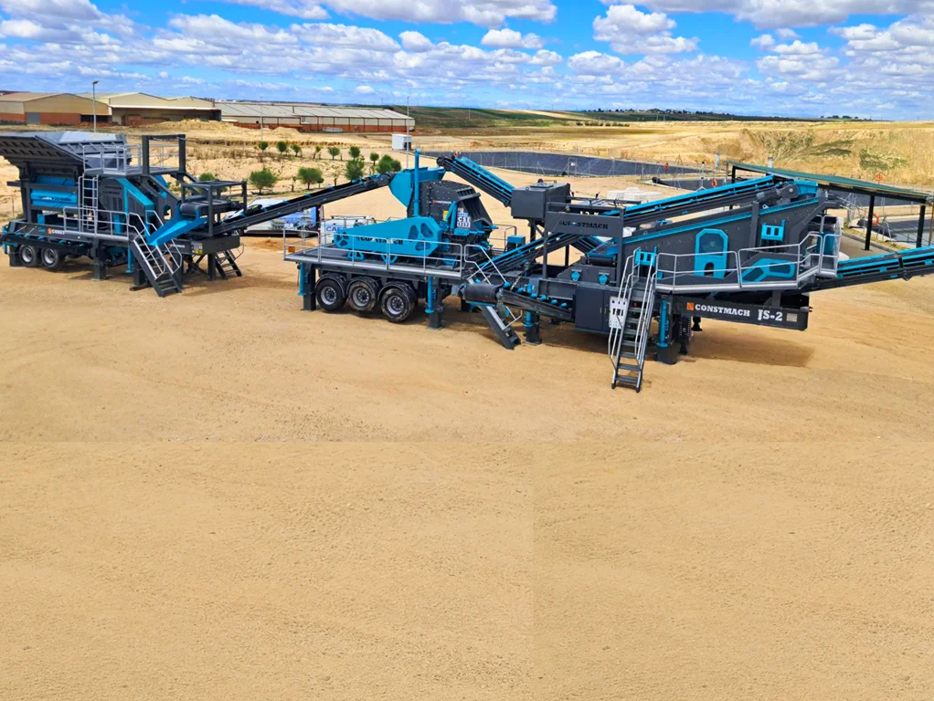 Constmach JS-2 Mobile Crushing Plant Installed in Spain