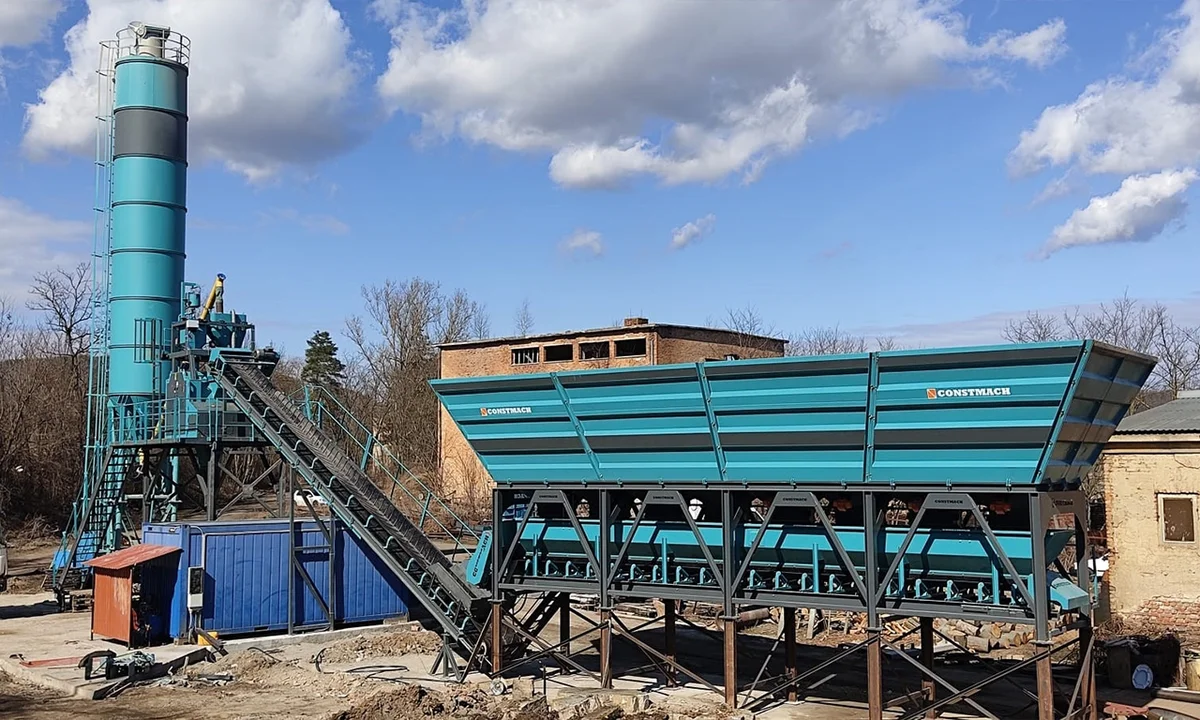 Constmach Compact 60 Concrete Plant Commissioned in Hungary
