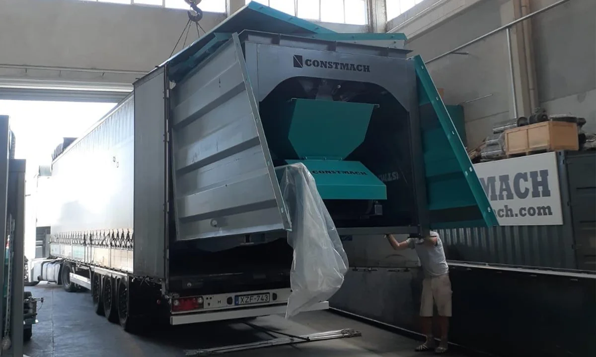 Constmach Stationary 60 Concrete Batching Plant Shipped to Hungary