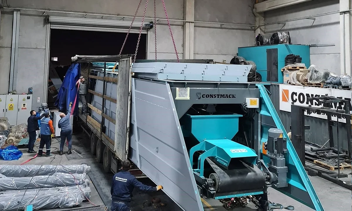 Constmach Compact 100 Concrete Plant Shipped to Romania