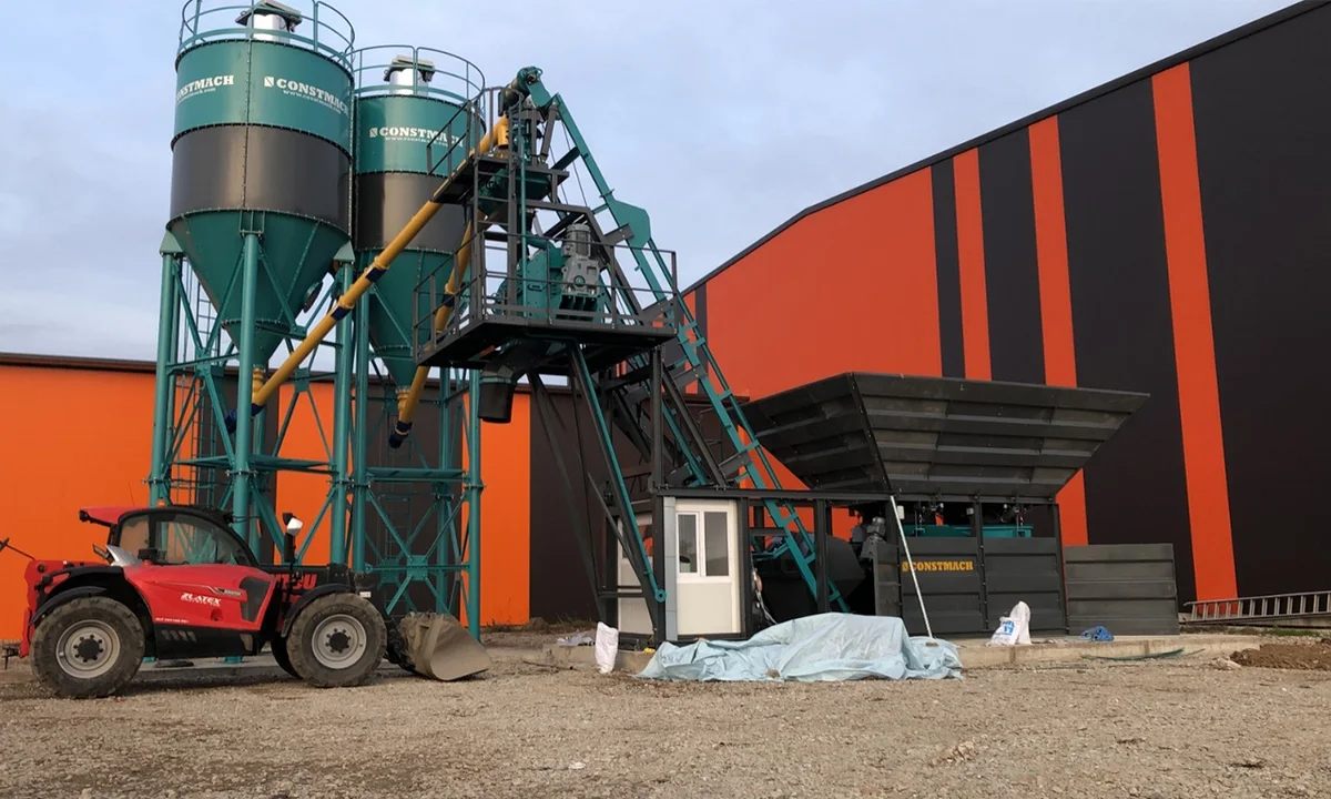 Constmach Compact 30 Concrete Plant Commissioned in Bulgaria