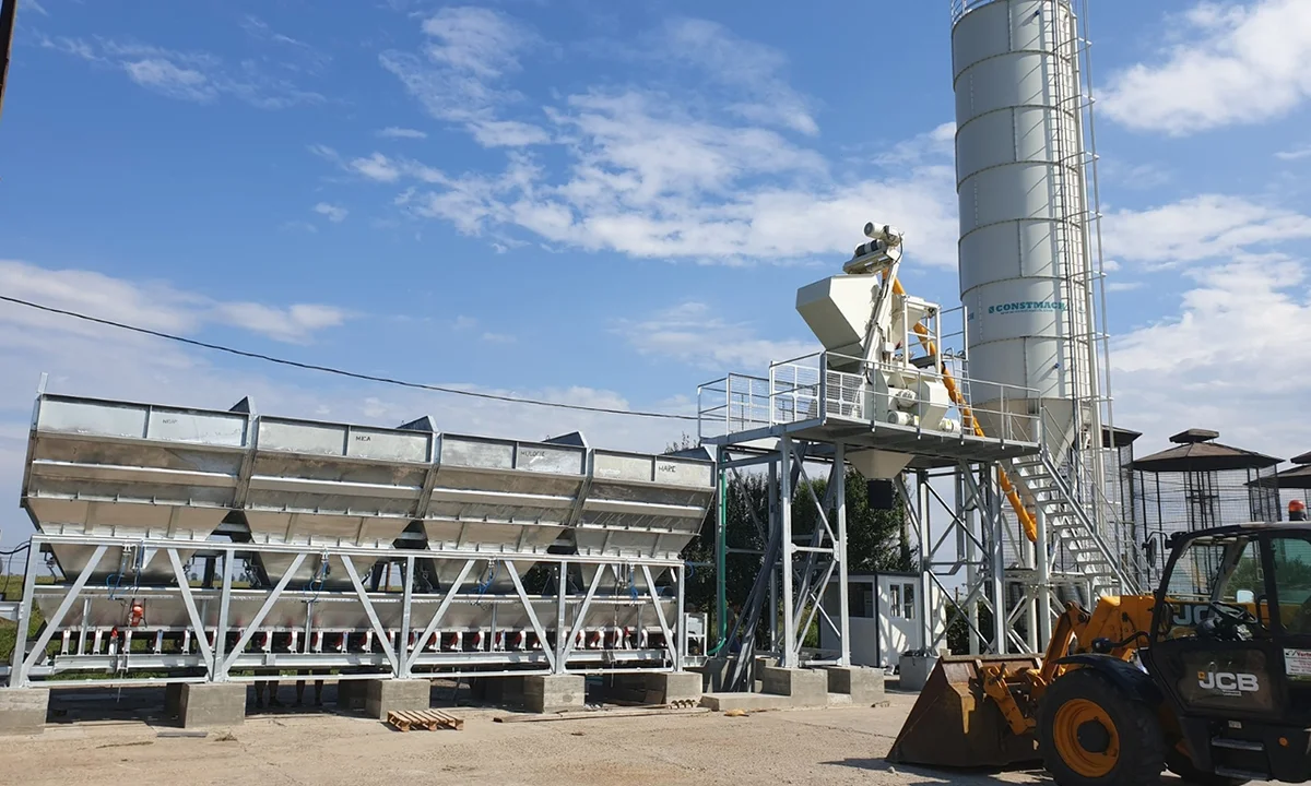 Constmach Compact 60 Concrete Plant Commissioned in Romania